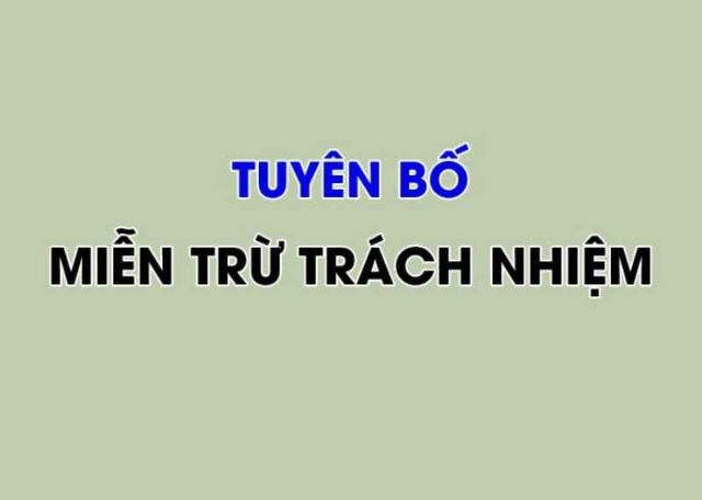 Chính sách miễn trừ trách nhiệm đảm bảo quyền lợi của người chơi