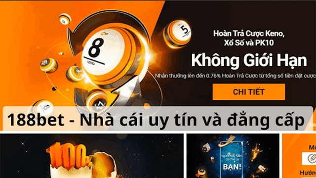 188BET - Nhà cái đẳng cấp quốc tế sở hữu nhiều người chơi nhất hiện nay