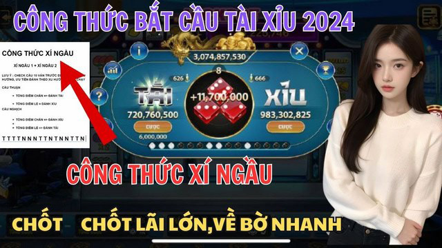 Tham gia bắt cầu tài xỉu theo công thức xí ngầu đảm bảo lãi lớn