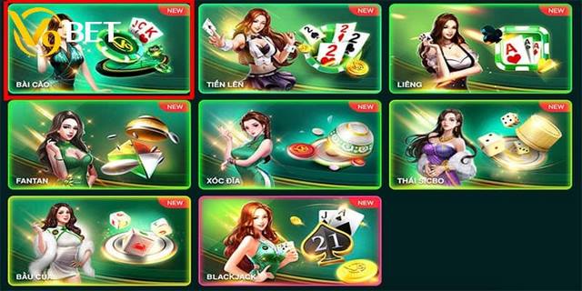 Kho game đồ sộ tại V9bet thu hút được nhiều cược thủ